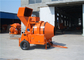 Macchina diesel mobile di capovolgimento idraulica della betoniera del saltatore per gli impianti di miscela di calcestruzzo fornitore