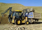 Escavatore a cucchiaia rovescia idraulico a ruote per il trattore compatto 7400 chilogrammi di peso operativo fornitore