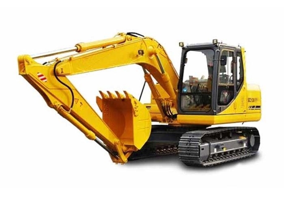 Escavatore pesante idraulico SC130.8 dell'attrezzatura con il motore diesel chiuso della carrozza 82KW Cummins fornitore